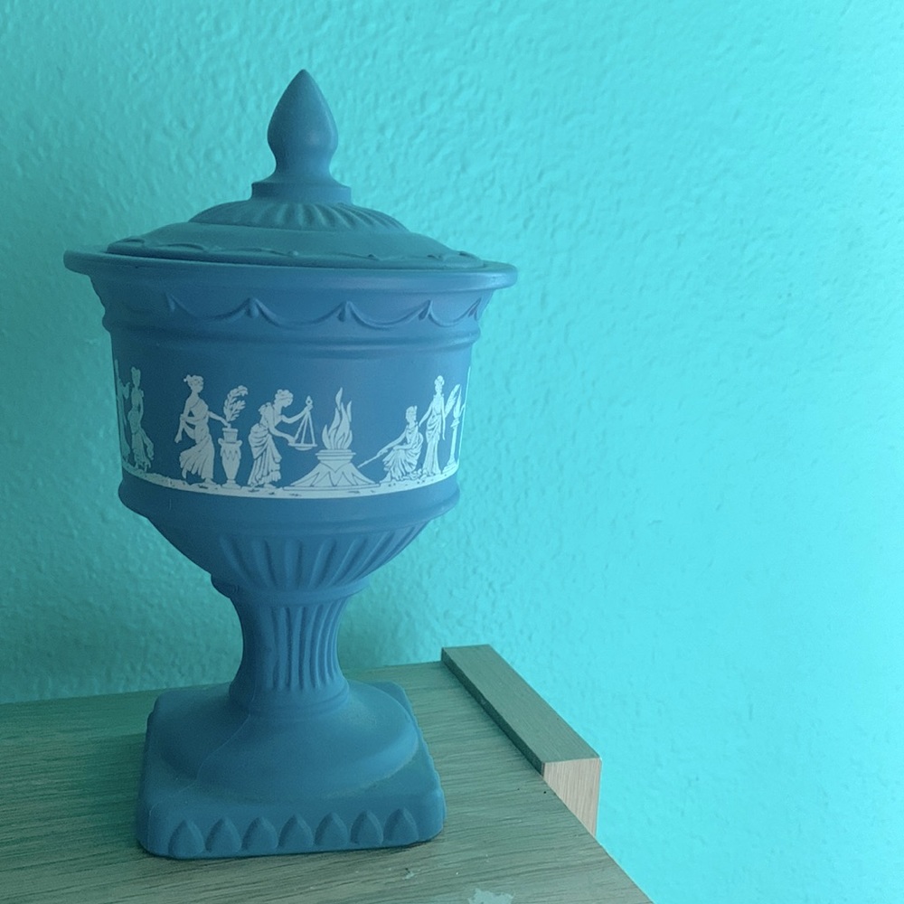 Avon Greek goddess small about 7 inches tall